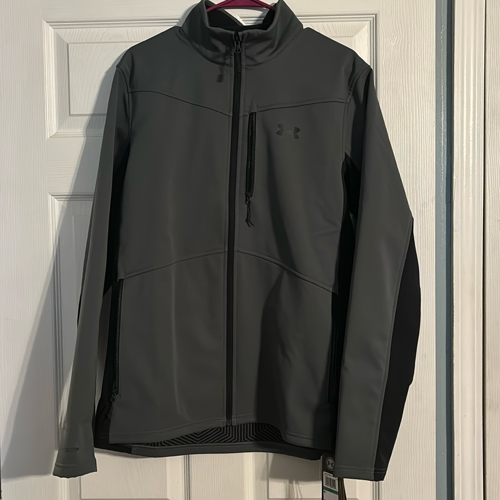 Mens Under Armour ColdGear Infrared Shield Full Zip Jacket